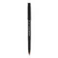 Pens | uni-ball 60042 ONYX Extra-Fine 0.5 mm Roller Ball Pen - Black/Red Barrel (1-Dozen) image number 1