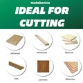 Table Saw Blades | Metabo HPT 115763M 10 in. 80-Tooth Ultra Fine Finish Blade image number 2