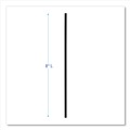 Cutlery | Boardwalk BWKSLSTUBL 8 in. Polypropylene Cocktail Straws - Black (10/Carton) image number 6