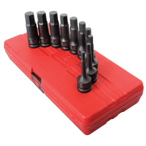 Socket Sets | Sunex 2639 10-Piece 1/2 in. Drive Metric Hex Impact Driver Set image number 0