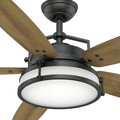 Ceiling Fans | Casablanca 59113 Caneel Bay 56 in. Transitional Aged Steel White Washed Distressed Oak Outdoor Ceiling Fan image number 3
