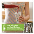 Cutlery | Dixie 5338DX PerfecTouch 8 oz. Paper Hot Cups - Coffee Haze Design (25/Sleeve, 20 Sleeves/Carton) image number 8