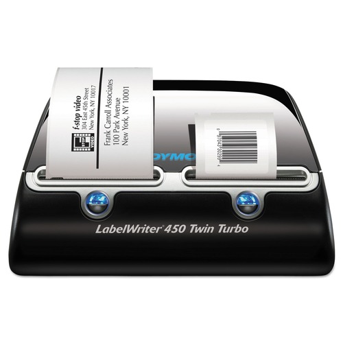  | DYMO 1752266 LabelWriter 450 Twin Turbo 5.5 in. x 8.4 in. x 7.4 in. Label Printer with 71 Labels/min Print Speed image number 0