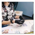 Cleaning Gloves | Ammex ABNPF44100 3 mil Thick Powder-Free Nitrile Exam Gloves - Medium, Black (100/Box) image number 5