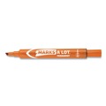 Office Jansan | Avery 08883 MARKS A LOT Broad Chisel Tip Large Desk-Style Permanent Marker - Orange (1-Dozen) image number 2