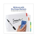 Office Jansan | Avery 16741 8-Tab 11 in. x 8.5 in. Easy View Plastic Dividers with Multicolored Tabs and Sheet Protector - Clear (1-Set) image number 6