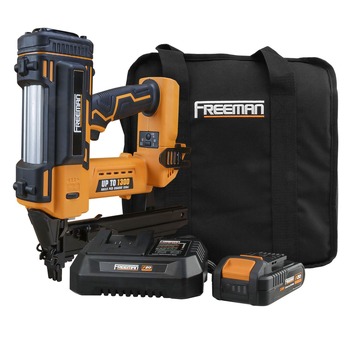  | Freeman 20V Lithium-Ion 1 in. Cordless 16-Gauge Fencing Stapler Kit (2 Ah)