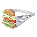 Office Jansan | Bagcraft 300533 6 in. x 3/4 in. x 6-1/2 in. Foil Sandwich Bags - Silver (1000/Carton) image number 3