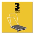 Utility Carts | Rubbermaid Commercial FG440000BLA 20.5 in. x 32.5 in. 250 lbs. Capacity Utility-Duty Home/Office Cart Platform - Black image number 6