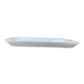 Bulk Savings Pricing 2 | GEN 2SWH 8.5 in. x 6 in. x 0.7 in. #2S Meat Trays - White (500/Carton) image number 2