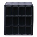 Breakroom Supplies | FLAVIA 25200002 15.2 in. x 17.2 in. x 16.3 in. 12-Compartments Four Column Merchandiser - Black image number 1