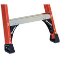 Step Ladders | Louisville FXP1810HD 10 ft. Type IAA Duty Rating 375 lbs. Load Capacity Fiberglass Platform Step Ladder image number 1