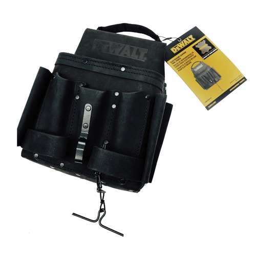 Tool Belts | Dewalt DWST550114 Electrician Leather Tool Pouch image number 0