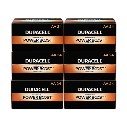 Batteries | Duracell MN1500CT Power Boost CopperTop Alkaline AA Batteries (144/Carton) image number 0