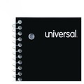 Office Jansan | Universal UNV66634 10.5 in. x 8 in. 1-Subject Quadrille Rule Wirebound Notebook - Assorted Cover Colors (4/Pack) image number 3
