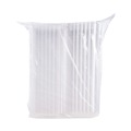 Office Jansan | Dart C90PST1 ClearSeal 8.3 in. x 8.3 in. x 3 in. Hinged-Lid Plastic Containers - Clear (250/Carton) image number 1
