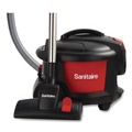 Vacuums | Sanitaire SC3700A EXTEND 9 Amp Current Top-Hat Canister Vacuum - Red/Black image number 2
