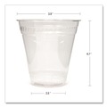 Office Jansan | Fabri-Kal 000000000009502055 16 oz. - 18 oz. Kal-Clear PET Cold Drink Cups - Clear (1000/Carton) image number 3