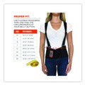Office & Office Supplies | Ergodyne 11284 ProFlex 2000SF 34 in. to 38 in. Waist High-Performance Spandex Back Support Brace - Large, Black image number 5