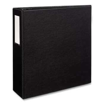 Avery 3 EZD Rings 4 in. Capacity 11 in. x 8.5 in. Durable Non-View Binder with DuraHinge - Black