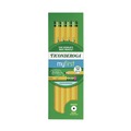 Pencils | Dixon X13308 Ticonderoga Beginners HB (No. 2) Woodcase Pencil with Eraser and Microban Protection - Black Lead/Yellow Barrel (1-Dozen) image number 1