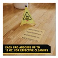 Safety Equipment | Rubbermaid Commercial FG425400YEL 16.5 in. x 14 in. 12 oz. Over-The-Spill Pad Tablet (22/Pack) image number 2