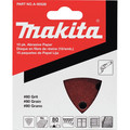 Sanding Sheets | Makita A-95526 10-Pack 80 Grit Multi‑Tool Sandpaper image number 1
