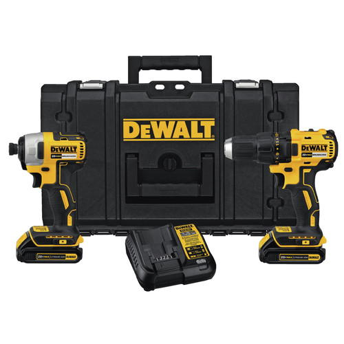 Combo Kits | Factory Reconditioned Dewalt DCKTS277C2R ATOMIC 20V MAX Brushless Lithium-Ion 1/2 in. Cordless Drill Driver/ 1/4 in. Impact Driver with ToughSystem Kit Box (1.5 Ah) image number 0