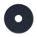 Office Jansan | Boardwalk BWK4013BLA 13 in. Diameter Stripping Floor Pads - Black (5/Carton) image number 1