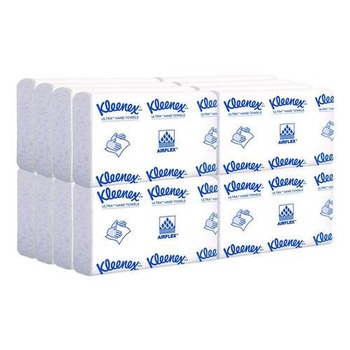 Kleenex 46321 Reveal 2-Ply 8 in. x 9.4 in. Multi-Fold Towels - White (16/Carton)