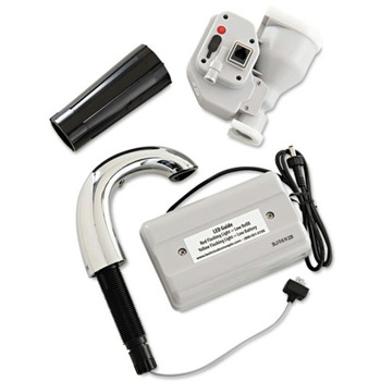 Rubbermaid Commercial TC OneShot 1600 mL 6.8 in. x 9.8 in. x 13.8 in. Dispenser - Polished Chrome/Black