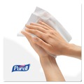 Hand Wipes | PURELL 9022-10 5 in. x 7 in. Individually Wrapped Sanitizing Hand Wipes - Unscented, White (100/Box) image number 1