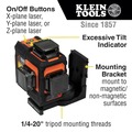 Laser Distance Measurers | Klein Tools 93PLL Lithium-Ion Cordless Self-Leveling Planar Green Laser Level - Green Laser image number 2