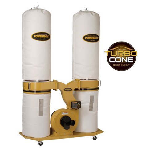Dust Collectors | Powermatic PM1300TX-BK1 Dust Collector, 3HP 1PH 230V, 30-Micron Bag Filter Kit image number 0