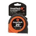 Tape Measures | Great Neck 95005 ExtraMark 1 in. x 25 ft. Steel Power Tape - Orange/Black image number 8