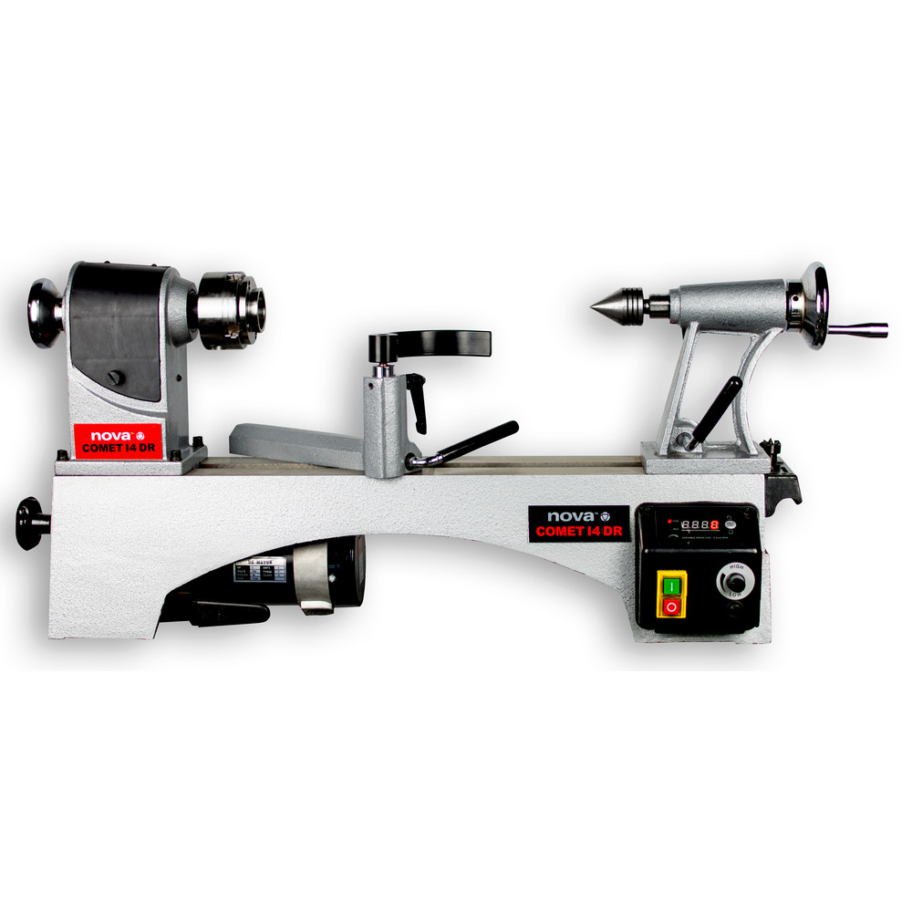 NOVA Comet 14DR Variable Speed 14 in. Midi Lathe Bundle
