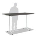  | Iceberg 69327 ARC 36 in. x 72 in. x 30 - 42 in. Rectangular Height-Adjustable Table - Graphite/Silver image number 1