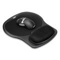 Office Jansan | Fellowes Mfg Co. 93730 Easy Glide 10 in. x 12 in. Gel Mouse Pad with Wrist Rest - Black image number 2