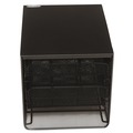 Desktop Organizers | Safco 3275BL 11.5 in. x 8.25 in. x 8.25 in. 7 Compartments 3 Drawer Hospitality Organizer - Black image number 8