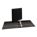 Office Jansan | Avery 09400 11 in. x 8.5 in. Sheet Size 1.5 in. Capacity 3 Rings Durable View Binder with DuraHinge and EZD Rings - Black image number 2