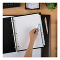 Office Jansan | Avery 11428 Index Maker 11 in. x 8.5 in. 12-Tab Print and Apply Clear Label Dividers - White/White Tabs (1-Set) image number 3