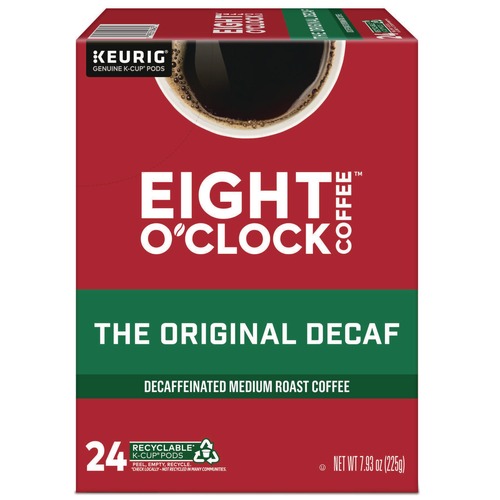 Food Service | Eight O'Clock 5000384811 Coffee K-Cups - Original Decaf (24/Box) image number 0