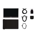 Office Electronics & Batteries | Verbatim 49591 1920 Pixels x 1080 Pixels 14 in. Widescreen IPS Panel Aluminum Portable Monitor image number 4