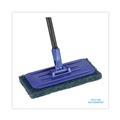 Mops | Boardwalk BWK00405EA 4 in. x 9 in. Plastic Swivel Pad Holder - Blue image number 3