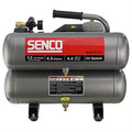 Portable Air Compressors | SENCO PC1131 2.5 HP 4.3 Gallon Oil-Lube Twin Stack Air Compressor image number 0