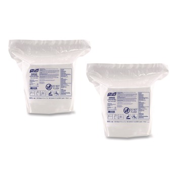 PURELL Surface Multi-Purpose Disinfecting Wipes, 1-Ply, 5 x 7, Fresh Citrus, White, 2/Carton