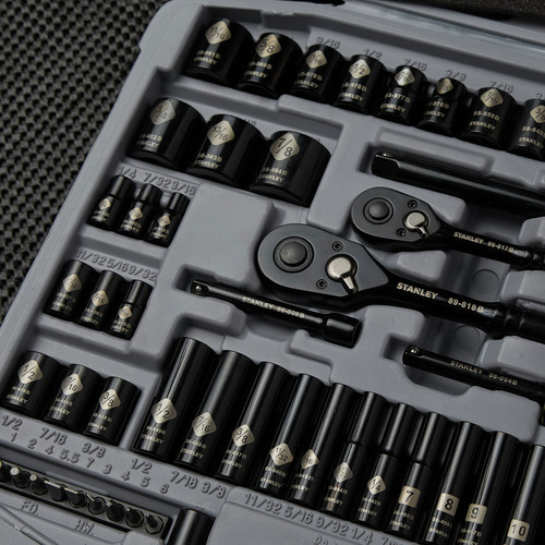 Stanley black socket shop set