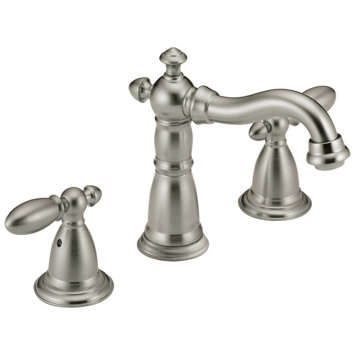 Delta 3555-SSMPU-DST 2-Handle Widespread Bathroom Faucet (Stainless Steel) image number 0