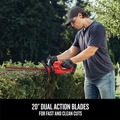 Hedge Trimmers | Factory Reconditioned Craftsman CMCHT810C1R V20 Brushed Lithium-Ion 20 in. Cordless Hedge Trimmer Kit (1.5 Ah) image number 2