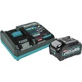 Battery and Charger Starter Kits | Makita BL4040DC1 40V MAX XGT Battery and Charger Starter Pack (4 Ah) image number 0